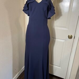 Lulu's Navy Maxi Dress